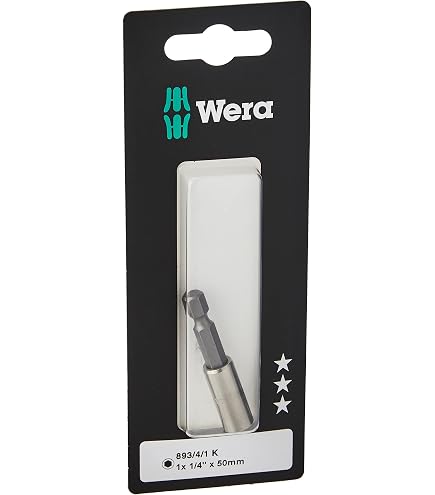 Wera 052501 889/4/1 F Rapidaptor Free Spin Bit Holder - BC Fasteners