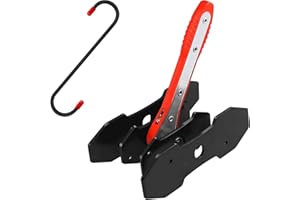 IRmm Brake Tool, Brake Caliper Compression Tool with 360 Degree Swing Ratchets, Brake Caliper Tool with 2PCS Steel Plates, Caliper Piston Compressor Tool with Brake Caliper Hooks, Red