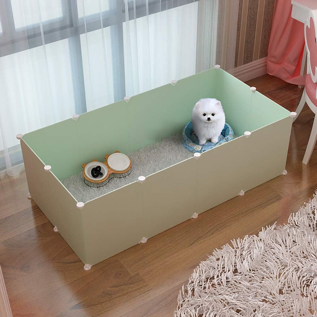 Pet Playpen For Small Dogs, Portable Resin Pet Playpen Animal Fence Cage Kennel Crate For Small Animals, Cat, Puppy, Rabbit, Ferret, Guinea Pig, Outdoor & Indoor, Bunny, With 8/12 Panels