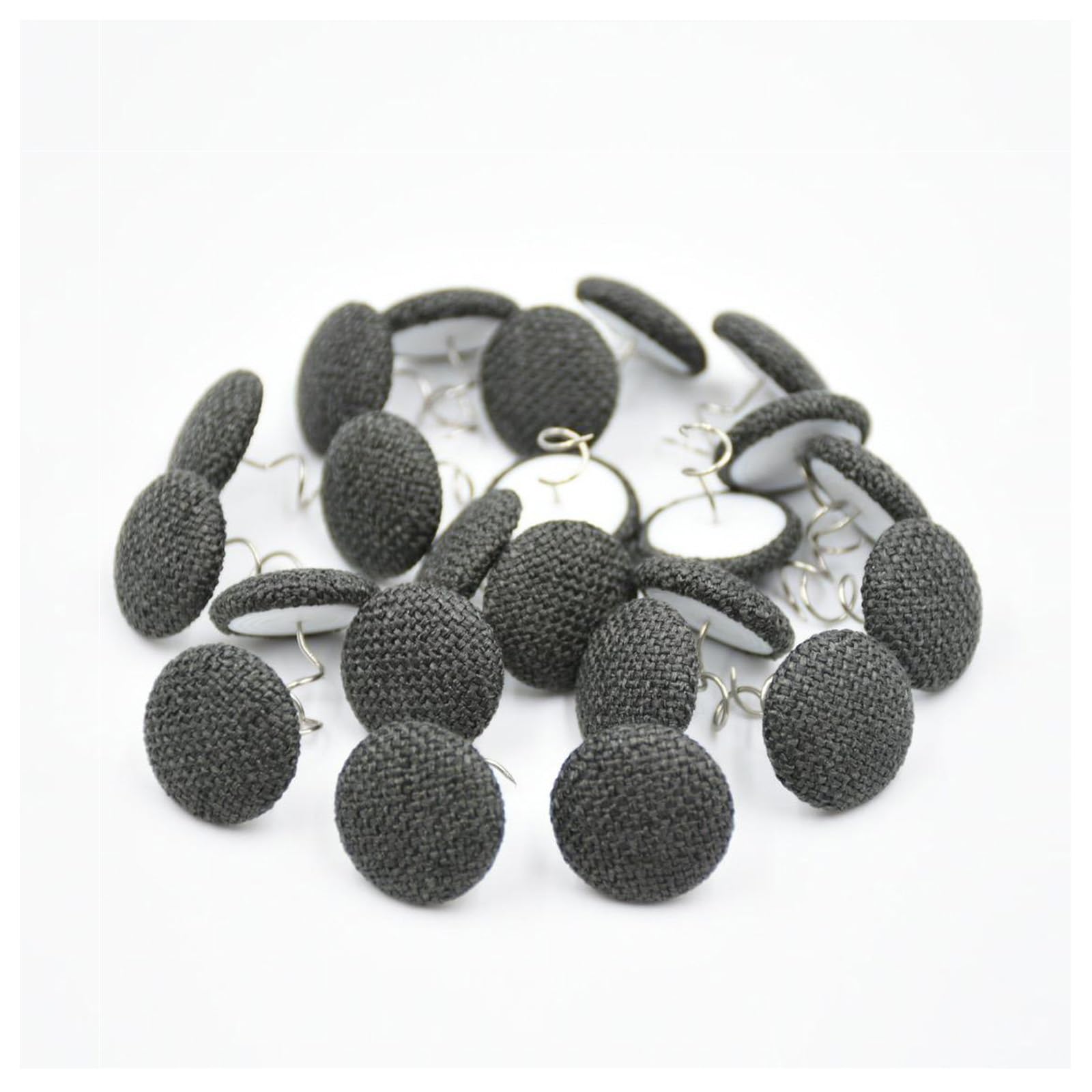 Photo 1 of 24 PCS Upholstery Pins Twist - Twist Pins for Slipcovers, Bed Skirts - Dark Grey