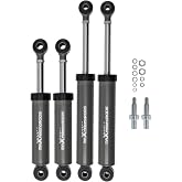maXpeedingrods 2-3&rdquo; Front &amp; 4-5&rdquo; Rear Drop Shocks for Chevy C10 1963-1972 | Upgraded Nitrogen-charged Lowering Shocks Kit