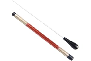 Music Baton Orchestra Baton Imitation Agate Handle Music Conducting Baton (Black Handle)