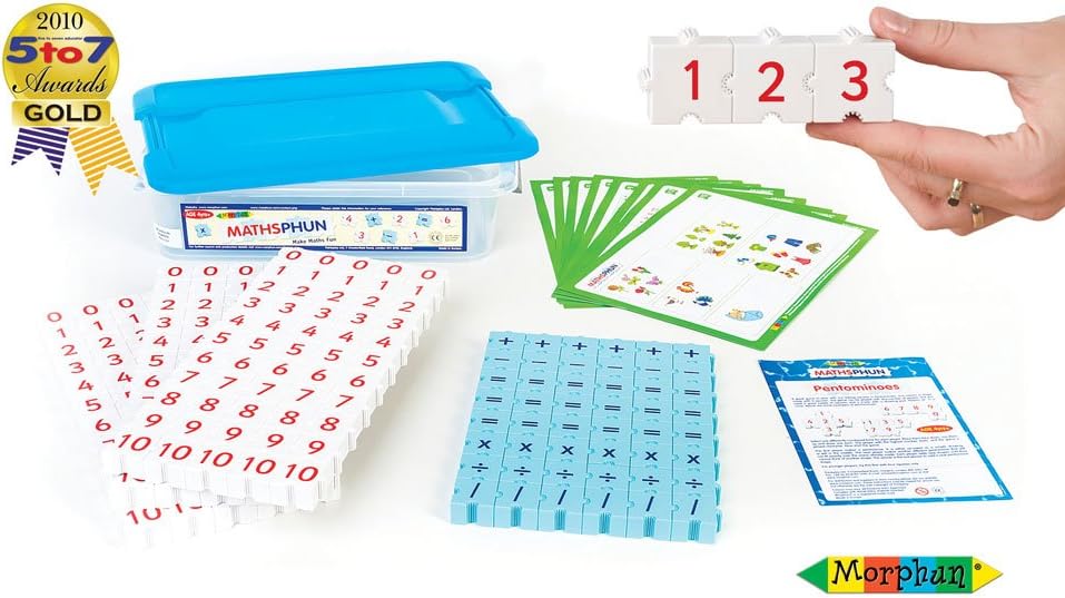 Morphun42045F Addition/Subtraction/Multiplication and Division Mathsphun Toy Set
