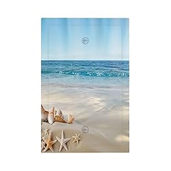 Wpshijia Decorative Light Switch Cover Summer Beach