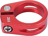 X AUTOHAUX 28.6mm Aluminium Alloy Bike Seat Post Clamp Red view 6
