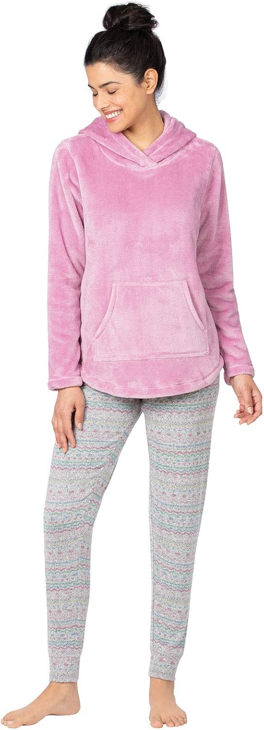 PajamaGram Pajama Leggings for Women Womens Pajama Sets, Raspberry