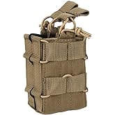EXCELLENT ELITE SPANKER Tactical Molle Single/Double Open-Top Mag Pouch for M4 M14 M16 AR15 G36 Magazine