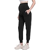 V VOCNI Maternity Joggers Pants Sweatpants Yoga Lounge Workout Activewear Pregnancy Pants with Pockets