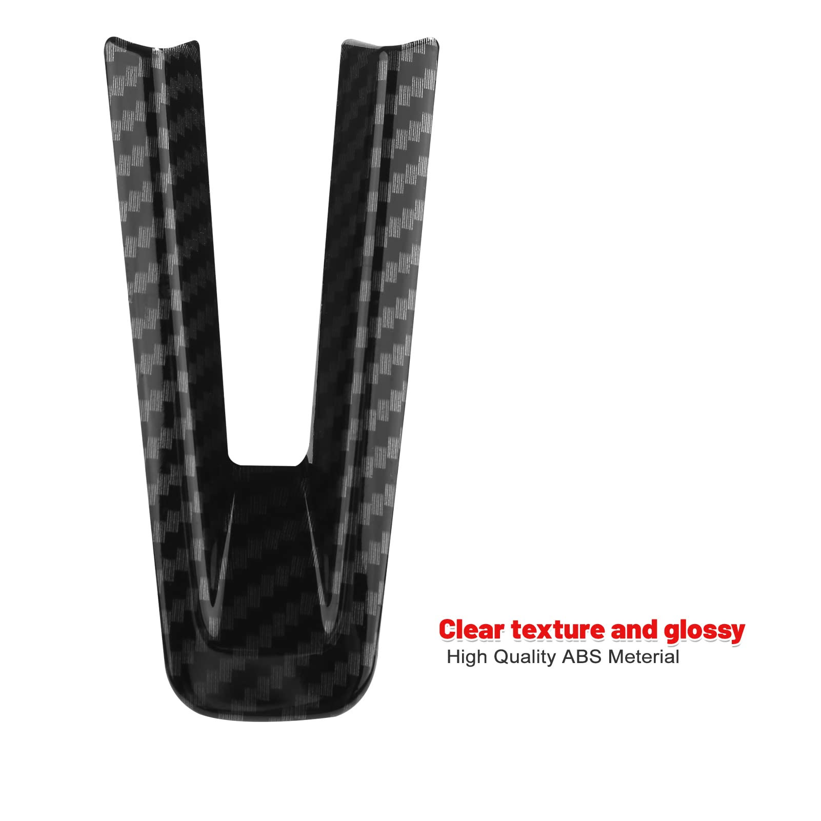 ANFOKAS Compatible with Mazda 3 CX-30 CX-50 Accessories Sporty Car Dashboard Center Consoles Cover Trim Interior Decoration Sticker -Carbon Fiber Style