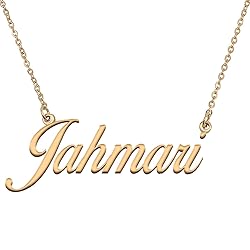 HUAN XUN Customized Custom Simple Any Name Necklace