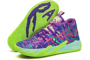 Bolognifi Unisex High-top Basketball Shoes, Non-Slip Rubber Outsole Ideal for Outdoor Training and Games