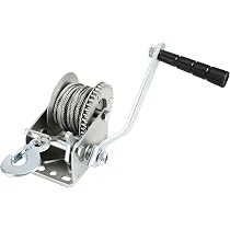 600 Lbs Hand Crank Winch With Brake - Steel Cable, Two-Way Ratchet, Manual Winch For ATV Boat Trailer - View #3