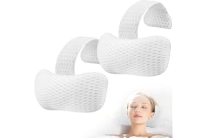 XRXINGMT 2-Pack Bath Pillow Bathtub Pillow - Universal Spa Pillows for Bathtub, Outdoor Hot Tub, Spa, Chaise Lounge Beach Cha