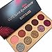 Beauty Glzaed 10 Colors of Smokey Eyeshadow Palette Matte & Pigment Glitter Shimmer Makeup Contour Metallic Eyeshadow Palette