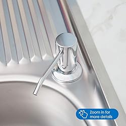Soap Dispenser for Kitchen Sink (Chrome), Built in