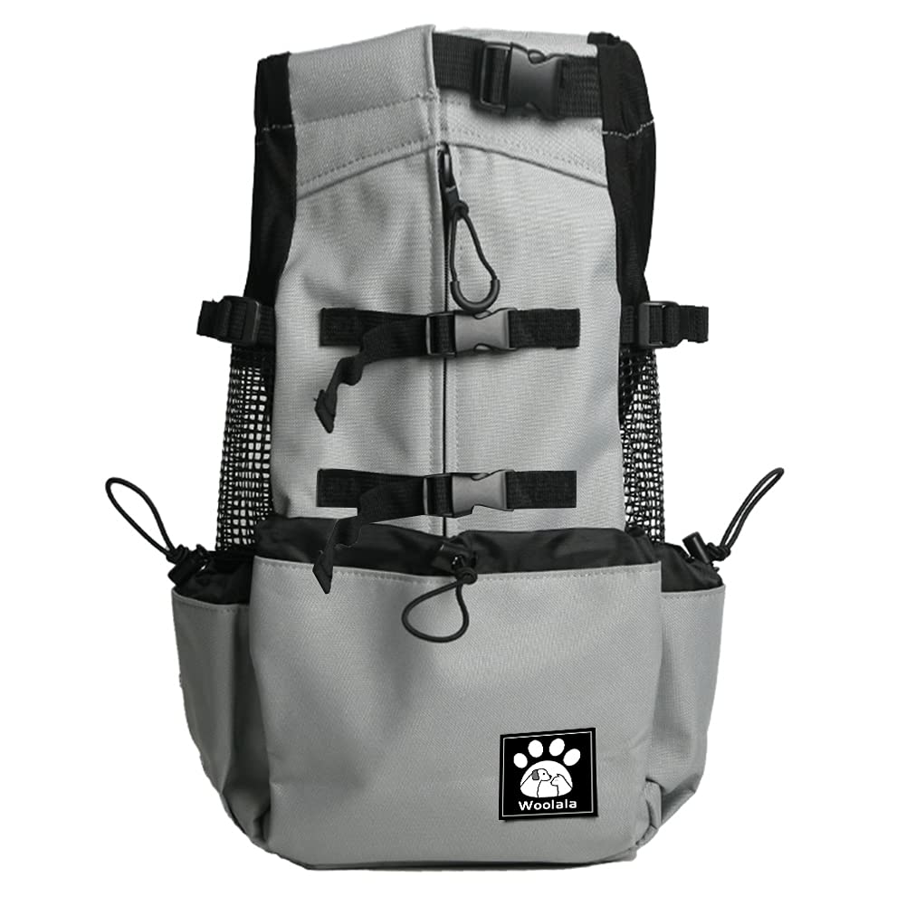 1-25KG Dog Carrier Bag with Drawstring Head Out Design, Ventilated Pet Backpack for Small Medium Dogs Daily Puppy Carrier for Walking Outdoor Safety/ Comfortable/ Lightweight
