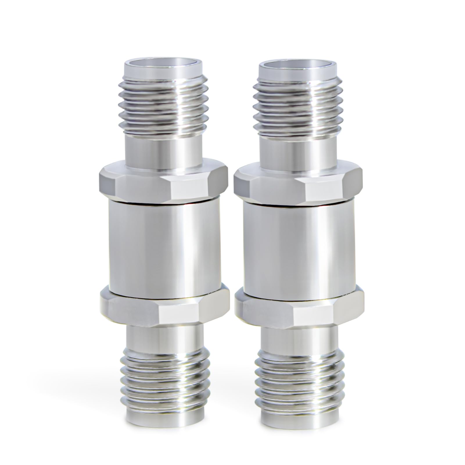 TOJOIN RF Coaxial Adapter Connector 2.92MM Female to Female DC-40GHZ 50ohm, RF 2.92MM Adapter for RF Cable, Coupler Antenna, Extension Cable, WiFi, 2PCS