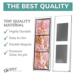 pbf PHOTO BOOTH FRAMES 2x6 Magnetic Picture Frames