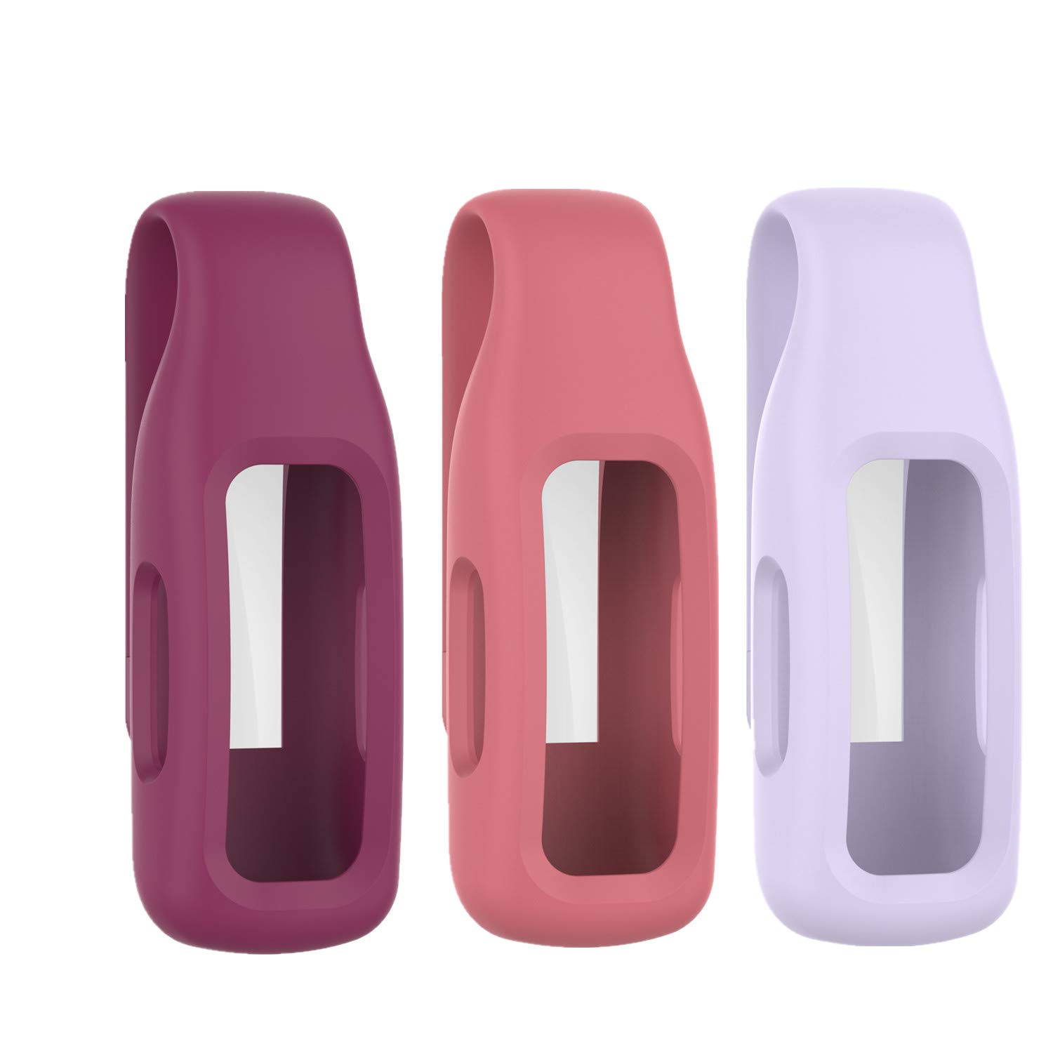 Muovrto Accessory Clip for Fitbit Inspire 2/ Inspire 3, Silicone Replacement Case Holder for Fitbit Ace 3