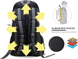 Besrina 40L Lightweight Hiking Backpack Multi-Function Water-Resistant Rucksack view 5