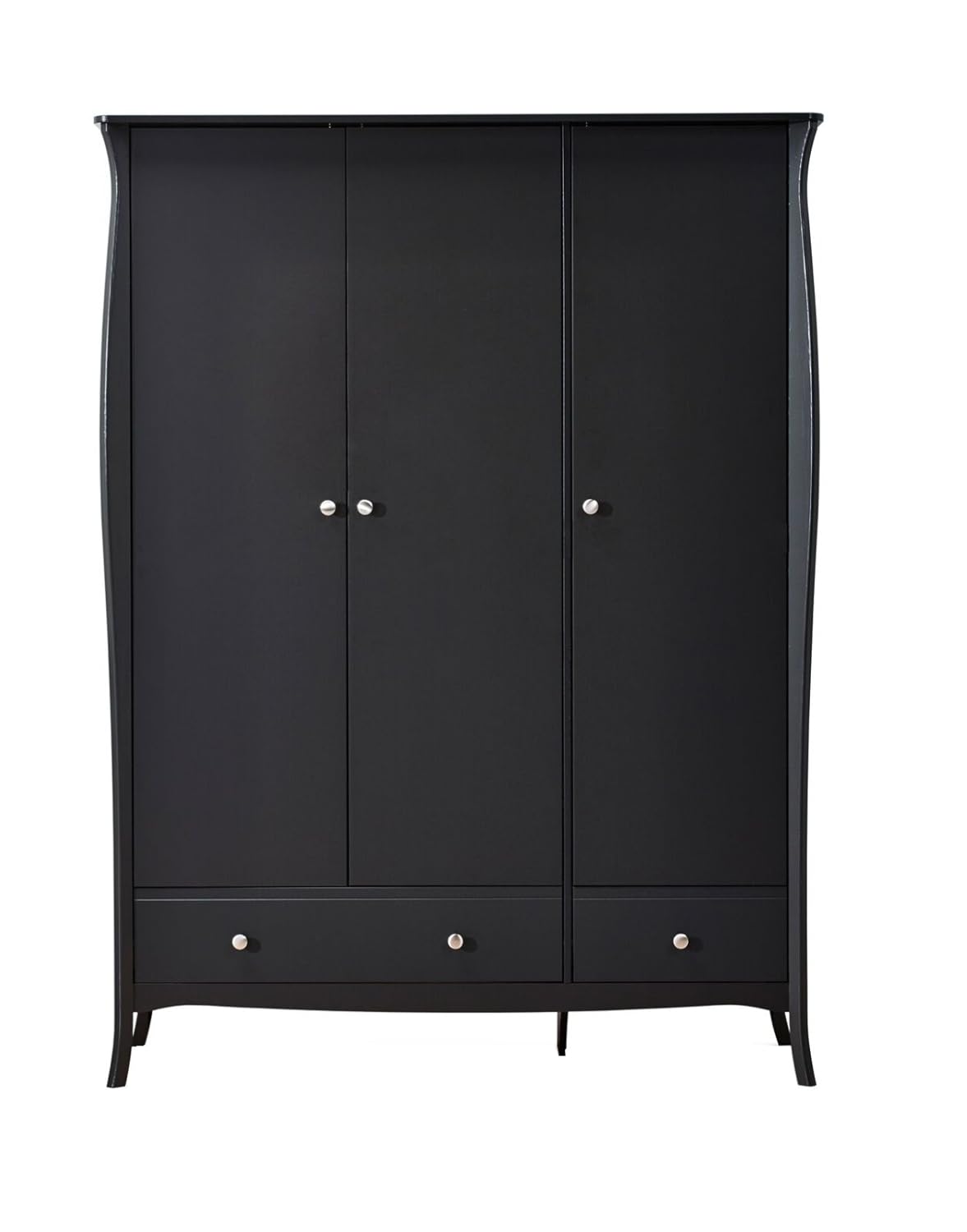 Steens Black Baroque Bedroom Furniture Drawers Nightstand