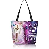 TREKTOTS Tote Bag for Women with Zipper, Everyday Carry, Large Capacity Reusable Shopping Bag for Groceries & Travel