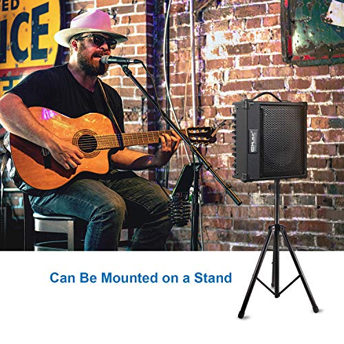 Acoustic Guitar Amplifier, 40 Watt Portable Rechargeable Acoustic