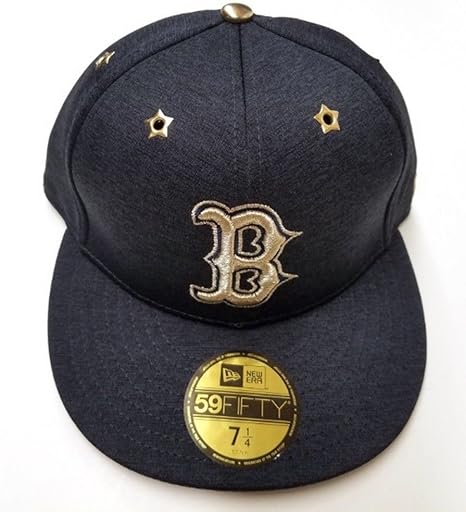 gold red sox hat
