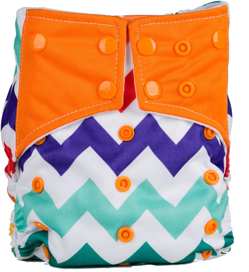 One Size Fit All Pocket Baby Cloth Diaper Nappy Cover Double Gussets (Color NO11)