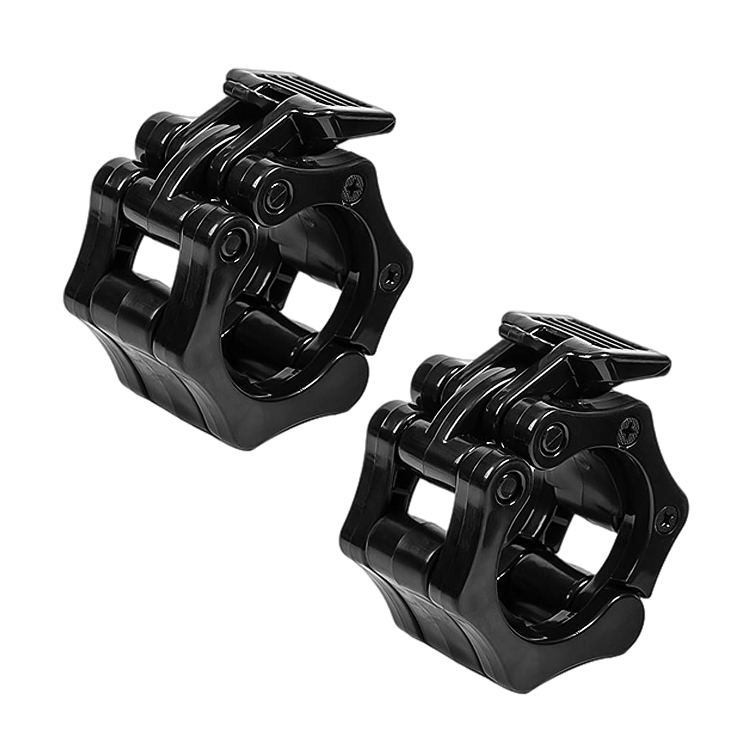 JTMKYO 2 Pieces Dumbbell 30 Mm Dumbbell Buckle, Quick Release Dumbbell Clip, Dumbbell Clip, Barbell Buckle for Fitness Training, Fitness Dumbbell Fixing Accessories (Black)