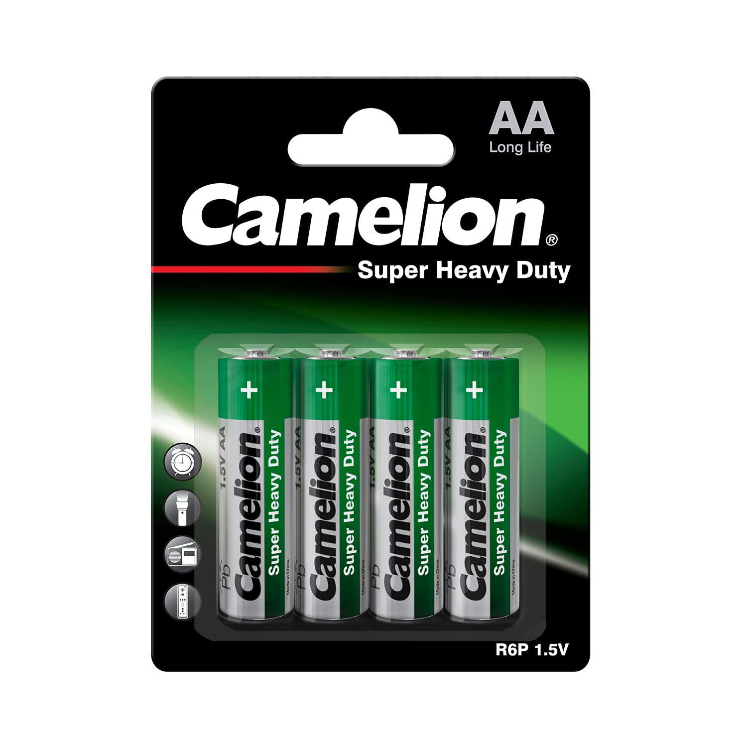 Camelion 10000406 R6 AA Mignon Super Heavy Duty Battery (Pack of 4)