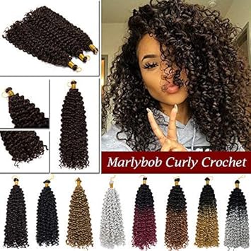 Amazon Com 3 Bundles Pack Marlybob Crochet Hair Extension