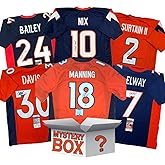 Autographed/Signed Denver Football Jersey Mystery Box with PSA JSA or Beckett COA