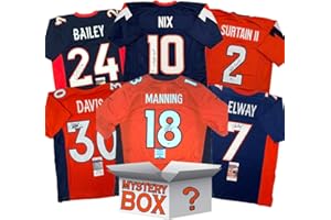 HOFSM.COM HALL OF FAME SPORTS MEMORABILIA Autographed/Signed Denver Football Jersey Mystery Box with PSA JSA or Beckett COA