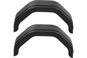 Brilluxa Trailer Wheel Fenders, 2 PCS Single Axle Trailer Fenders, High Strength Single Wheel Axle Fenders for 12 Inch 13 Inc