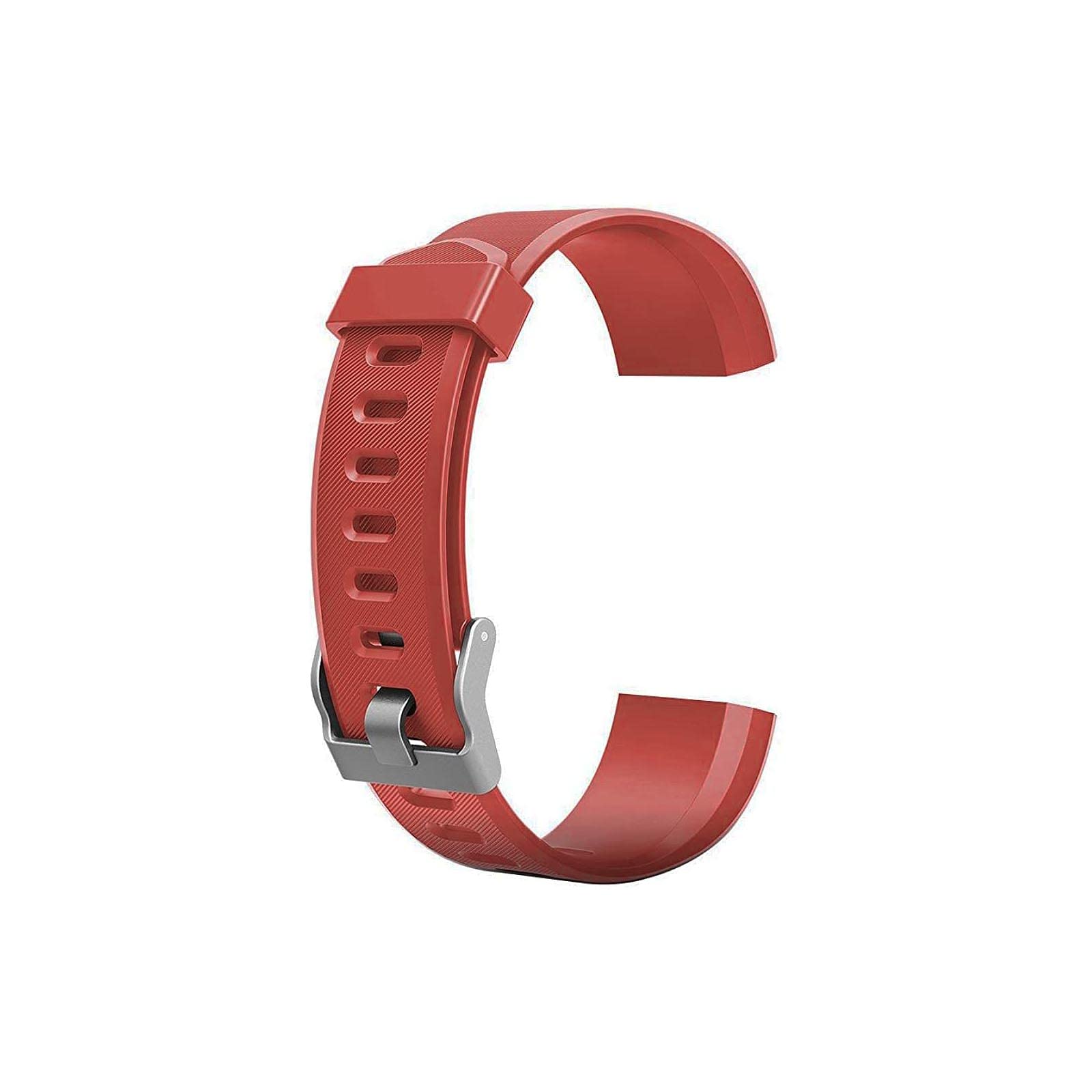 OTOTEC Silicone Watch Strap Compatible with ID115Plus HR Smartwatch Replacement Watch Band Quick Release Wristband for 170mm-225mm Wrist Size Red