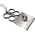 Rattleware Stainless Steel Egg Rings - Commercial-Grade, Even Cooking, Heat-Resistant Handle, Ideal for Frying Eggs - Durable & Trusted by Professional Chefs Worldwide (4 Ring Set)