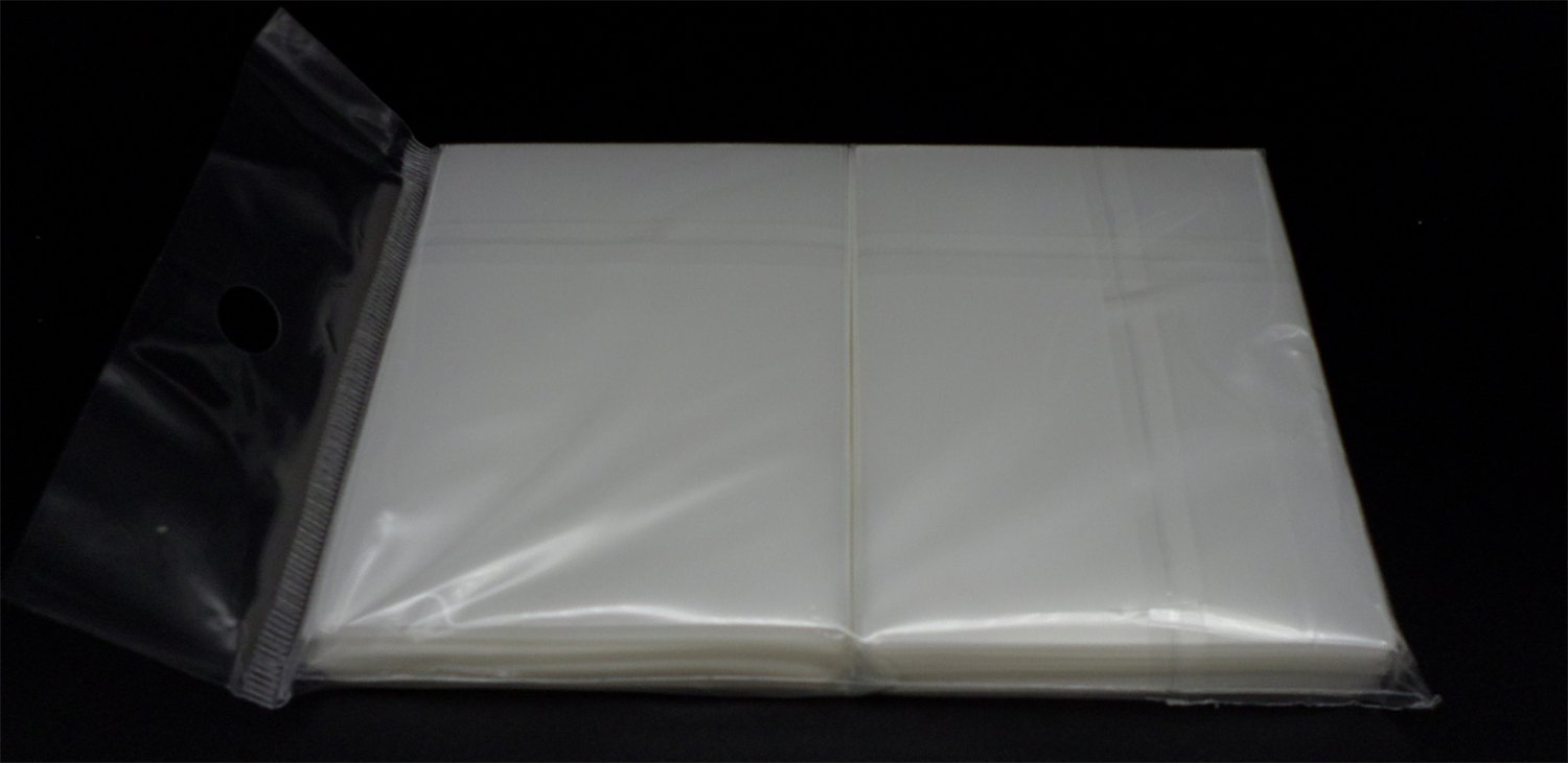 docsmagic.de 100 Double Mat Clear Card Sleeves Standard Size 66 x 91 - PKM MTG