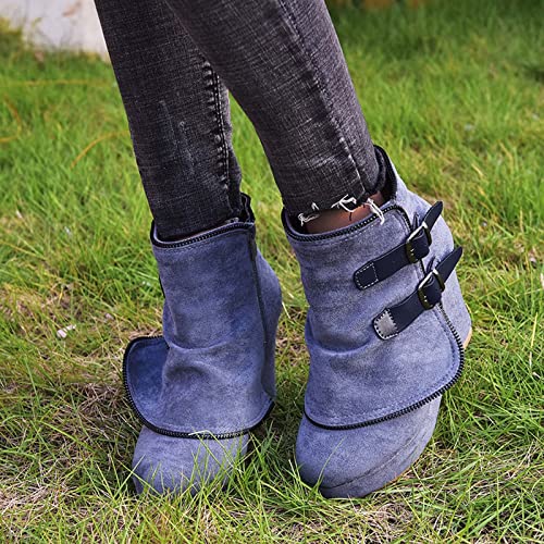 ZiSUGP boots for women no heel boots for women with heel wide calf boots for women no heel lace up Black Cowboy Boots For Women Size 11 Summer Boot ZiSUGP Black Boots For Women With Heel Leather Black Boots For