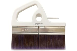 Magimate Large Paint Brush 8 Inch, Wide Brush for Floor, Wallpaper Paste and Doors, Soft Synthetic Bristle with Ergonomic Han