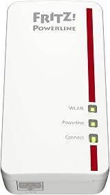 FRITZ! Powerline 1260E 1200 Mbps WLAN Access Point White (20002789) view 2