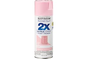Rust-Oleum 334028 Painter's Touch 2X Ultra Cover Spray Paint, 12 oz, Gloss Candy Pink