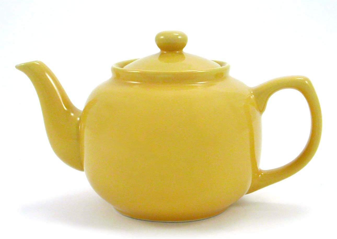 Yellow Classic 6 Cup Ceramic Teapot Amazon.ca Home & Kitchen