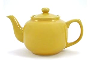 Yellow Classic 6 Cup Ceramic Teapot