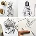 Fine Point Micro-Line Pens - Black Waterproof Archival ink, Fineliner, Multiliner, Artist Illustration, Office Documents, Scrapbooking, Technical Drawing, Manga, Sketching, Christmas Gift Set of 10