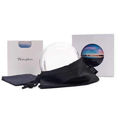 Glass Photography Ball, 80mm Glass Sphere for Creative Professionals