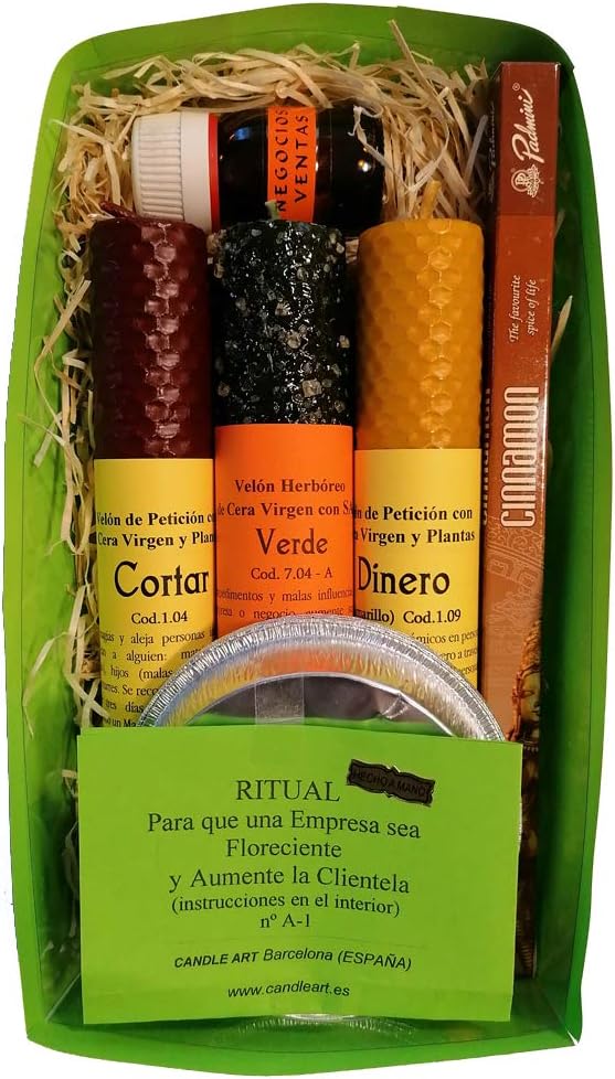 Candle Art RITUALS WITH CANDLES - Attracts luck and open roads