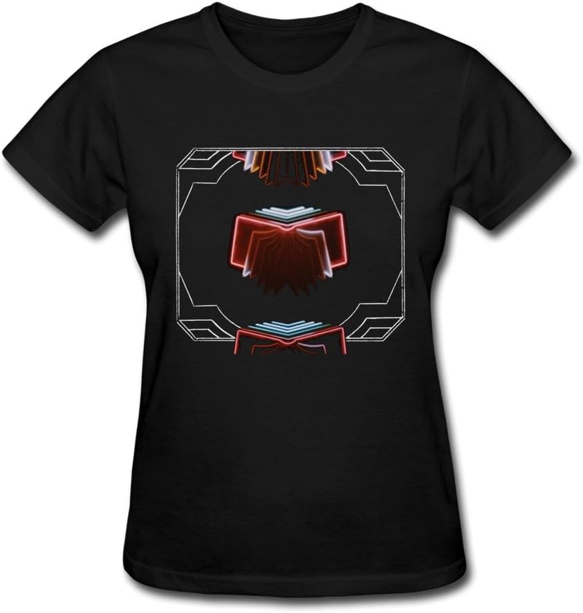 DONVAN Women's Arcade Fire Neon Bible T-shirt
