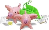 PASS THE PIGS Giant Dice Game with Inflatable Pigs, Outdoor Fun for 6+ view 3