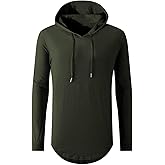 Aiyino Men's S-5X Long Sleeve Fashion Athletic Hoodies Sport Sweatshirt Hip Hop Pullover